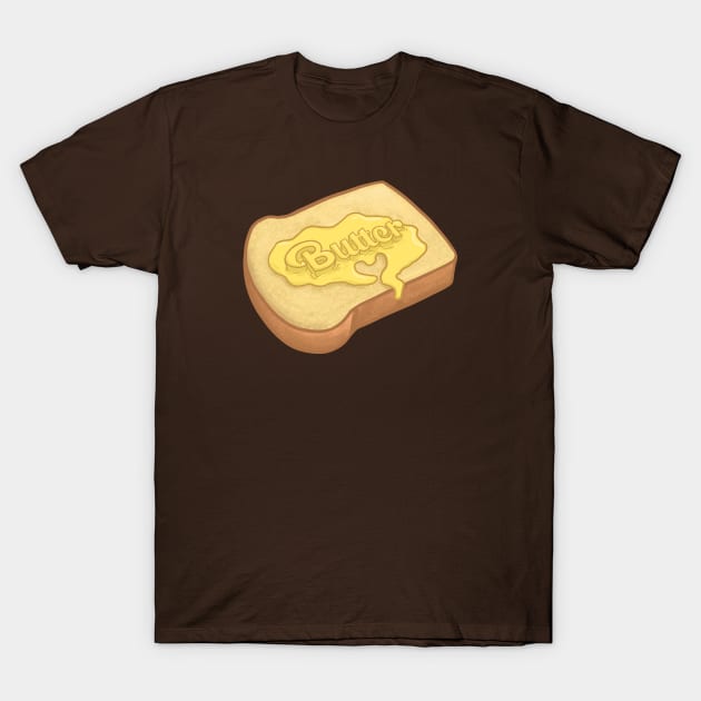 Butter Lettering on Toast T-Shirt by Khotekmei